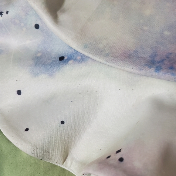 Wildfox Couture Space Cadet pop art TOP & SKIRT set UFO - Picture 13 of 14